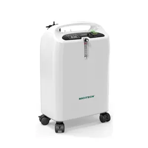 MICiTECH Ultra Quiet Low Noise 5 LPM Medical Oxygen Concentrator In Class II Medical Grade Continuous and Stable Oxygen Output