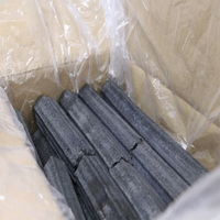 Vente directe usine – Briquettes de charbon de bois portables fabriquées à la machine, sans fumée, à haute teneur en carbone (>90%), en coque de noix de coco et sciure de bois, format carré