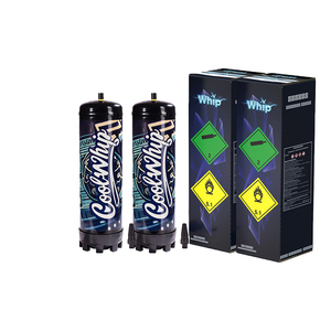 Réservoir de gaz industriel haute pression en métal pour crème fouettée (CO2/N2) – Idéal pour les outils de pâtisserie et la préparation de desserts (gaz pour crème) - Product Image 1