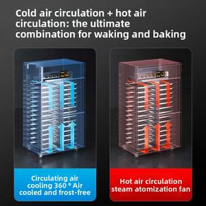 Cámara de Fermentación Refrigerada Comercial Birui de 36 Bandejas con Temporizador Automático para Panadería, Herramienta Mágica para Masa de <span class=keywords><strong>Pan</strong></span> - Product Image 5