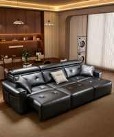 Großhandel Elektrisches Leder-Relaxsofa Wohnzimmer-Möbelset Modernes Elektrisch Verstellbares Sofa