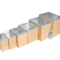 Boîte en carton avec feuille d'aluminium HuiLong pour usage professionnel, taille et couleur personnalisables, impression flexographique, pelliculage, conservation de la chaleur