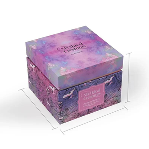 Cajas de Regalo Holográficas de Unicornio al por Mayor, Cajas Rígidas con Interior Iridiscente e Impresión Mágica - Product Image 2
