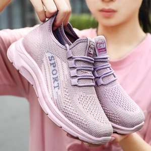 Chaussures de sport décontractées pour femmes, baskets souples et portables, chaussures de marche à <span class=keywords><strong>semelles</strong></span> plates pour femme, chaussures respirantes à enfiler, baskets de course - Product Image 3