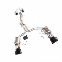 Sistema de Escape Valvetronic Catback con Silenciador para Audi RS6 4.0T, Alto Rendimiento, SS304, Downpipe Deportivo, Actualización Completa del Sistema de Escape