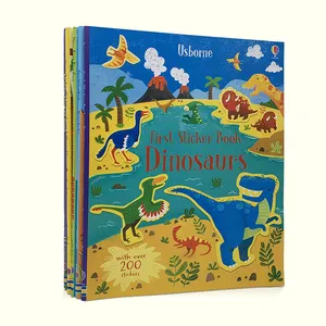 Hoge Kwaliteit Goedkope Prijs Custom Kinderen Leren Onderwijs Boeken Sticker Hardcover Boek Afdrukken Boeken