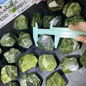 Wholesale Cheap <strong>Price</strong> Healing Natural Gemstone Hand Craved Craft Green <strong>Jade</strong> Crystal Freeform For Meditation - Product Image 5