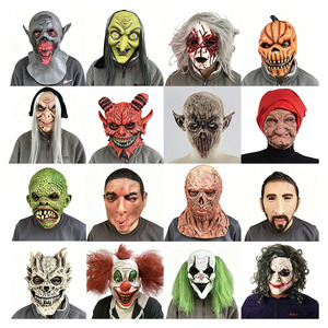 <span class=keywords><strong>Nouveau</strong></span> Masque Complet Amusant 2026 pour la Saison d'Halloween – Masque Lumineux en Latex pour Fête d'Horreur d'Halloween - Product Image 1