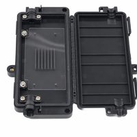 Boîtier de protection de câble de descente FTTH étanche IP65, type mini en ligne, 1 entrée 1 sortie 6 ports, avec protection de fibre