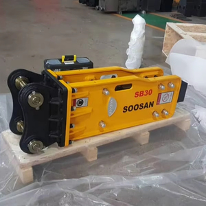 Casse-pierre hydraulique de type supérieur SB 30 pour excavatrices de 2,5 à 4,5 tonnes, nouvelle machinerie de construction pour mini-chargeuses avec moteur, garantie 1 an - Product Image 1