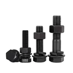 Boulons et écrous à vis hexagonale noirs Din933 M6 Ancete M10 M12 <span class=keywords><strong>M13</strong></span> boulons hexagonaux 18X80 Mm 8.8 boulon à tête hexagonale - Product Image 3