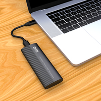 DM Dual Protocol M.2 NVME NGFF SSD a USB 3,1 Tipo-C Caja de caja Caja de disco duro de estado sólido para HDD Categoría de producto HD1300