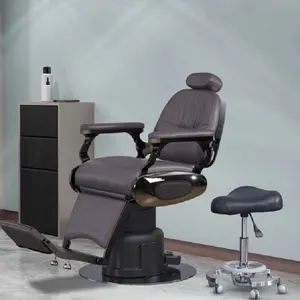 Kisen Foshan фабрика оптом винтажный Электрический черный и золотой парикмахерский стул мебель для салона стул для укладки