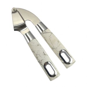 Accesorios de cocina de acero inoxidable, juego de herramientas de mango blanco y mármol, nuevo artículo, 5 uds. - Product Image 2