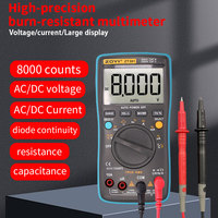 ZOYI ZT-301 8000-counting 4-Digit (0.5%+3) Akurasi Pengukur Tegangan AC/DC Multimeter Pengukuran Arus dan Kapasitansi untuk