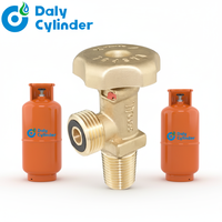 Válvula de Seguridad Manual para Tanque de Propano GLP Tipo Francés DALY con Certificación TPED, Cilindro de Gas de 1/2 Puerto, Temperatura Normal, 1 Año de Garantía