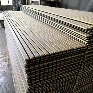 Panneaux acoustiques insonorisants et absorbants le son modernes XHDECOR, en bois lamellé MDF, polyester, feutre 9 mm + MDF 12 mm, design 3D. - Product Image 3