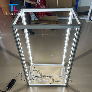 Contador de promoción Modular de publicidad de Feria Comercial portátil de 6 pies, nuevo diseño, equipo de Feria Comercial de Seg bloqueable de aluminio sin marco - Product Image 6