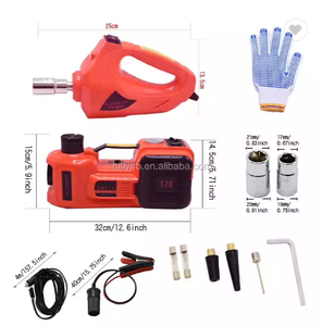 Electric <strong>Car</strong> <strong>Jack</strong> with Electric Impact Set Hydraulic Wrench <strong>Inflatable</strong> Pump LED Light Tires Garage Repair and Electric Wrench - Product Image 4
