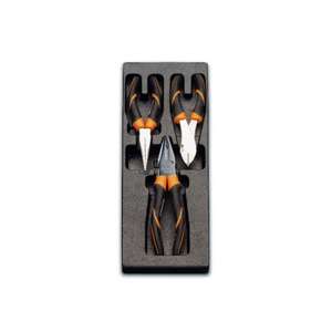 BETA - 024240137 Hard thermoformed tray with BM pliers and nippers (3 pcs.) - EAN 8054809150871 OTHER <b>TOOL</b> <b>SETS</b> - Product Image 1