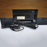 Radio cassette portable vintage, lecteur de musique USB/TF/BT, radio 4 bandes, haut-parleurs stéréo intégrés