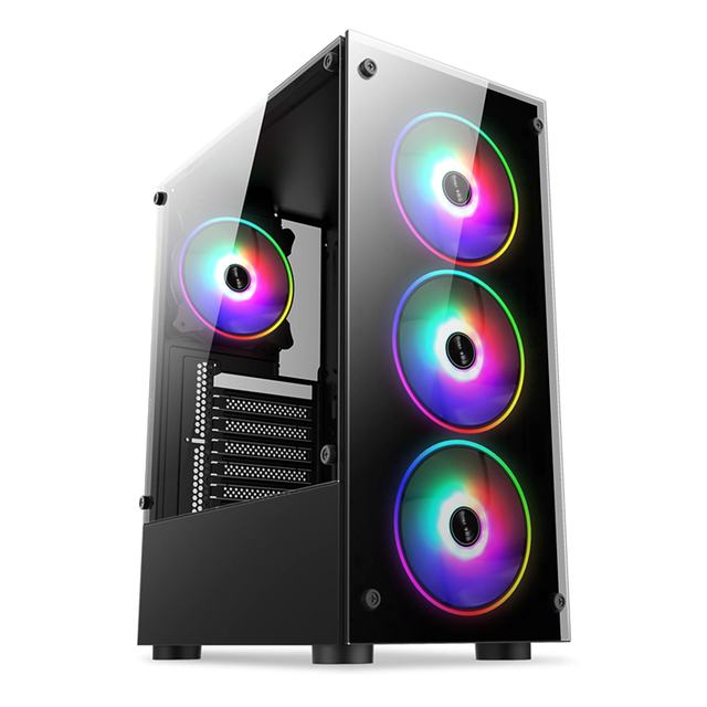 ATX Case Computador Gamer PC Casing Accessories Gabinete Full Tower Gaming Case With Side Panel Window