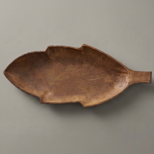 Assiette de service en bois faite à la main, design classique en bois naturel, finition polie, pour la maison, les mariages, les événements, les restaurants - Product Image 1