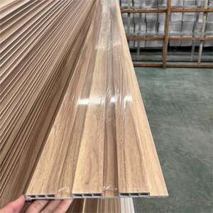 Factory Wholesale WPC Fluted Wall Panel for Hotel Interior Modern Design Fireproof & Waterproof Wood Plastic Composite Cladding - Product Image 2