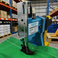 Scelleuse de sacs mini sans fil portable pour sacs tissés de riz, machine à coudre industrielle pour l'emballage et la fermeture