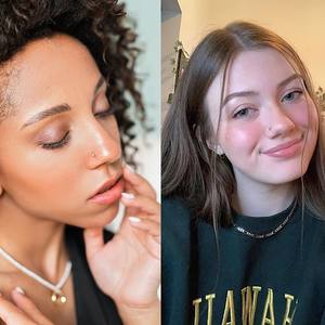 Unisexe 1PC <span class=keywords><strong>Aiguille</strong></span> Fine 20G En Acier Inoxydable Corps Piercing Bijoux Noir Nez Stud avec Zircon À La Mode Partie Rue Accessoire - Product Image 3