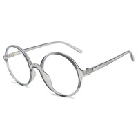 Cadre rond surdimensionné de haute qualité PC lentille AC adultes lunettes d'ordinateur lunettes vintage anti lumière bleue