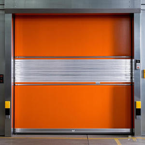 <span class=keywords><strong>Porte</strong></span> roulante industrielle en PVC résistante au vent à grande vitesse pour garage, prix de gros - Product Image 3