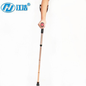 Béquilles pliantes télescopiques en alliage d'aluminium de 50 cm, aide à la rééducation portable pour les patients victimes de fractures - Product Image 2