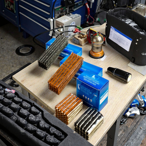 Universal Car and Bike Tire Repair Strings Hand Tool Tyre Repair <strong>Rubber</strong> Seal Strips Puncture Plug Puncture Repair Tool - Product Image 6