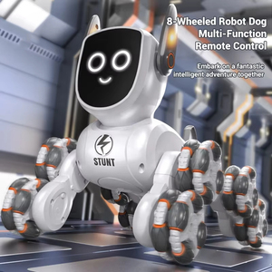 2026 Voitures RC intelligentes à détection de mouvement, télécommandées automatiquement, et Jouet <span class=keywords><strong>chien</strong></span> robot 8 roues pour enfants - Product Image 3