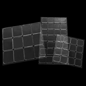 Custom Double Sided Tape Die-Cut Nano Tape Pre Cut Wall Grip Pad Thick <b>Adhesive</b> Silicone Sticker Sheet - Product Image 1