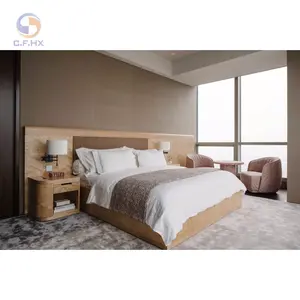Chuangfuhuaxuan 맞춤형 호텔 침실 세트 호텔 침실 세트를위한 현대 가정 호텔 침실 가구