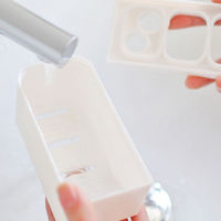 FTS écologique forte aspiration détachable carré brosse à dents support de rangement en gros salle de bain multi-usages stockage dentifrice
