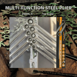Multi-function Industrial Grade Chrome Vanadium Steel Metric Double End Hand Crimping Pliers JD-41 <b>Wire</b> <b>Stripper</b> Cutter Lock - Product Image 2