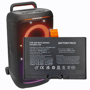 Batterie de remplacement pour enceinte, forte puissance, 21,6 V 5000 mAh, batteries FG6CELL21700G, batterie pour <span class=keywords><strong>JBL</strong></span> <span class=keywords><strong>Partybox</strong></span> 520 Boombox 4 Soundbox - Product Image 1