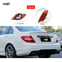 Conjunto de Luces Traseras GUGO W204 para Mercedes Benz Clase C W204 2007-2014, Lámpara Trasera, Luz de Freno de Repuesto