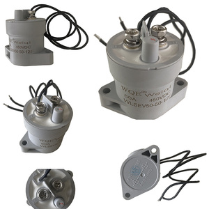 Fabricante de fábrica <span class=keywords><strong>WQE</strong></span> de 100A 40A 200A 300A 400A Contactor de CC de alto voltaje de 12V 24V BOBINA 450VDC 750VDC relé automático - Product Image 2