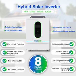 Hoog rendement 7,2 kW 10 kW 12 kW kit |   Dubbele MPPT PV UL1741 110Vac 120Vac Solar <span class=keywords><strong>Inverter</strong></span> US Zuivere Sinusgolf - Product Image 2