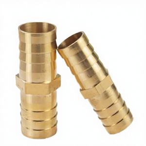 Conexión cilíndrica de aleación lisa para accesorios de hardware Direct Hardware, tipo pagoda, de 6 mm, mecanizada, para aire de baja presión, doble horquilla, para manguera de 10 mm - Product Image 2