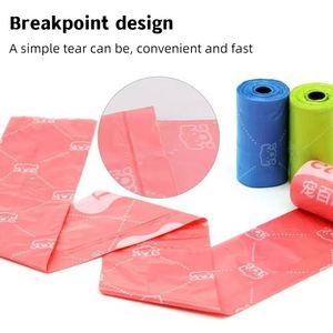 Sacs à déchets pour animaux de compagnie compostables de haute qualité imprimés sur mesure, écologiques et étanches, sacs à crottes de chien biodégradables jetables - Product Image 5