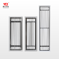 Diffuseur d'air linéaire encastré personnalisable pour cloison sèche, diffuseur d'air carré de haute qualité, grille de sortie d'air