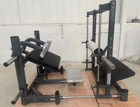 Nouvelle conception : Machine à charge de plaques pour l'extension des fessiers et des hanches, développement des muscles fessiers et du psoas, et exercices de pont fessier et de poussée de hanche
