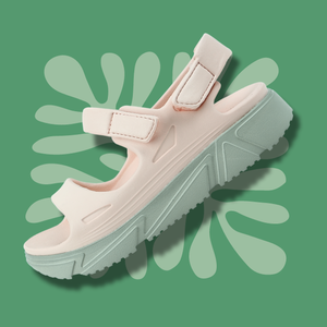 Sandalias de plataforma para mujer, informales, ligeras, con soporte para el arco, impermeables, suela gruesa, antideslizantes, con correas en el tobillo para el verano Vi14 - Product Image 1