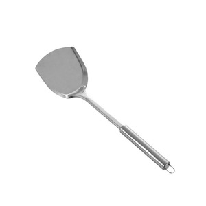 Louche en acier inoxydable pour la cuisine, avec long manche et design durable, idéale pour servir la soupe et préparer les aliments - Product Image 2