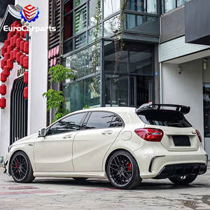 Conjunto de piezas de carrocería de coche antiguo, pieza de carrocería, parachoques delantero y trasero, <span class=keywords><strong>2013</strong></span>-2018y W176, mejora a nuevo A45 - Product Image 6